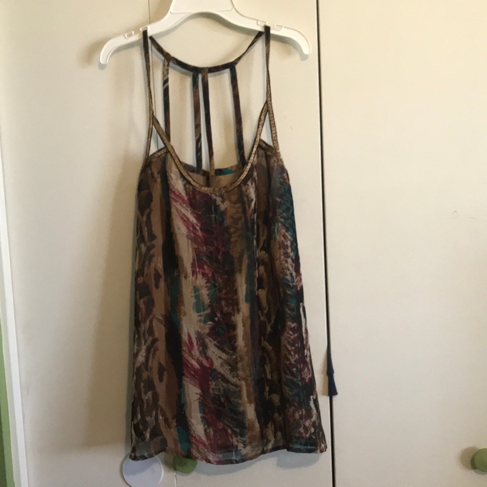 Multi colored tank top